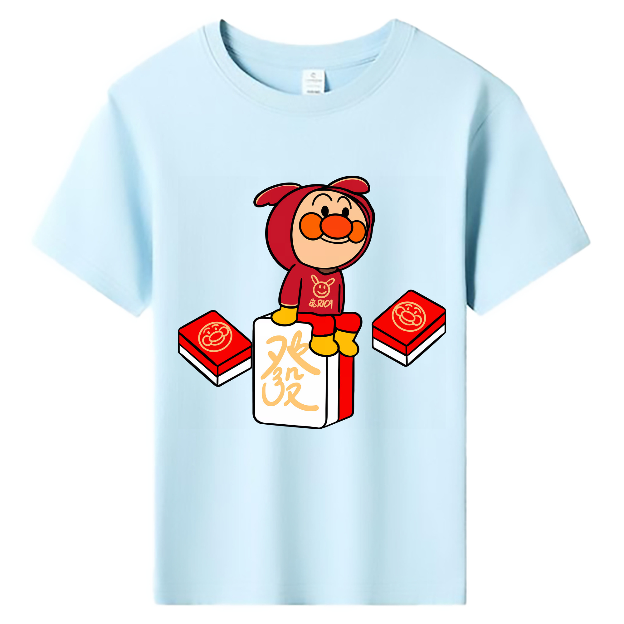 （画像用） アンパンマン Anpanman 綿100％キッズTシャツ（フロントプリント）